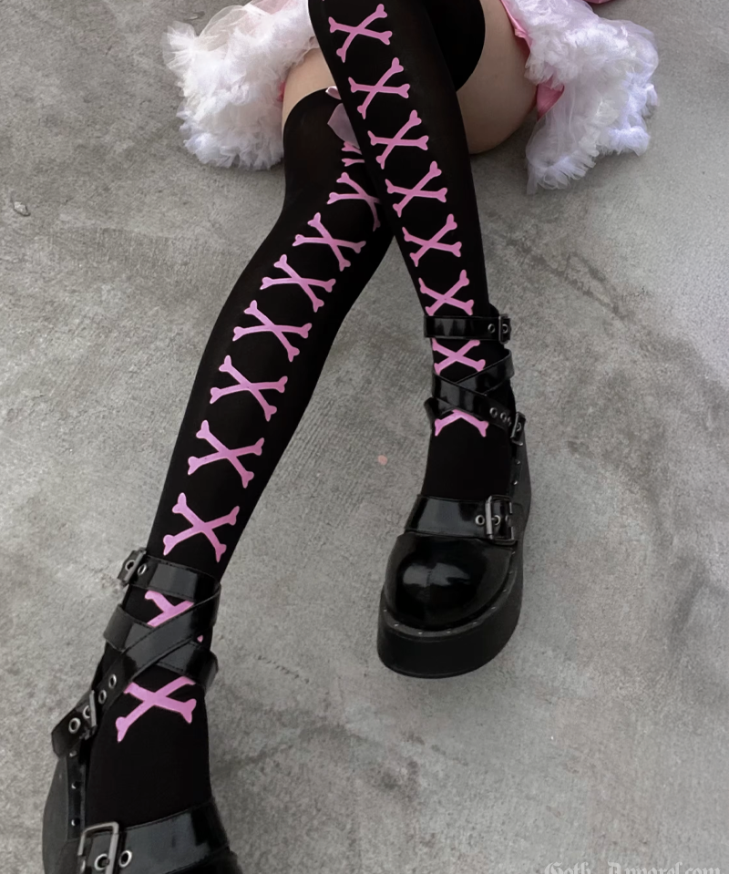 Pastel Goth Stockings
