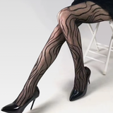 Patterned Fishnet Tights