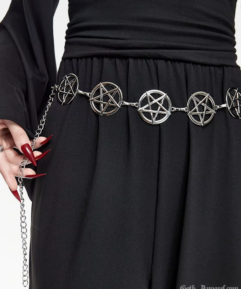Pentagram Chain Belt