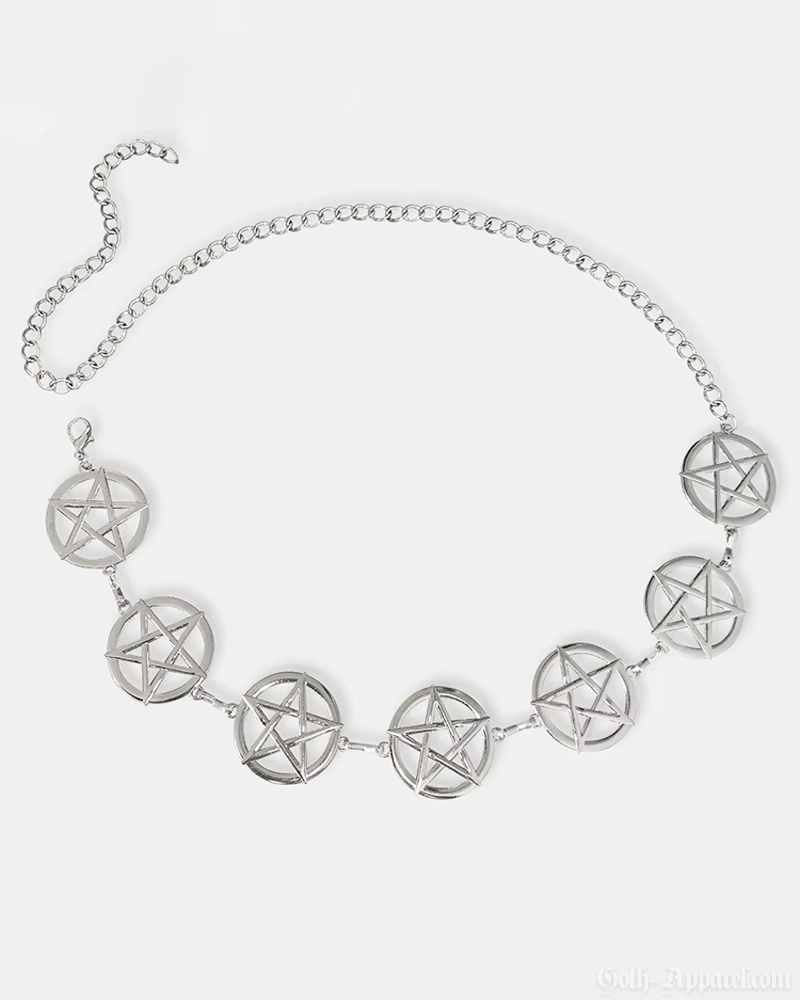 Pentagram Chain Belt