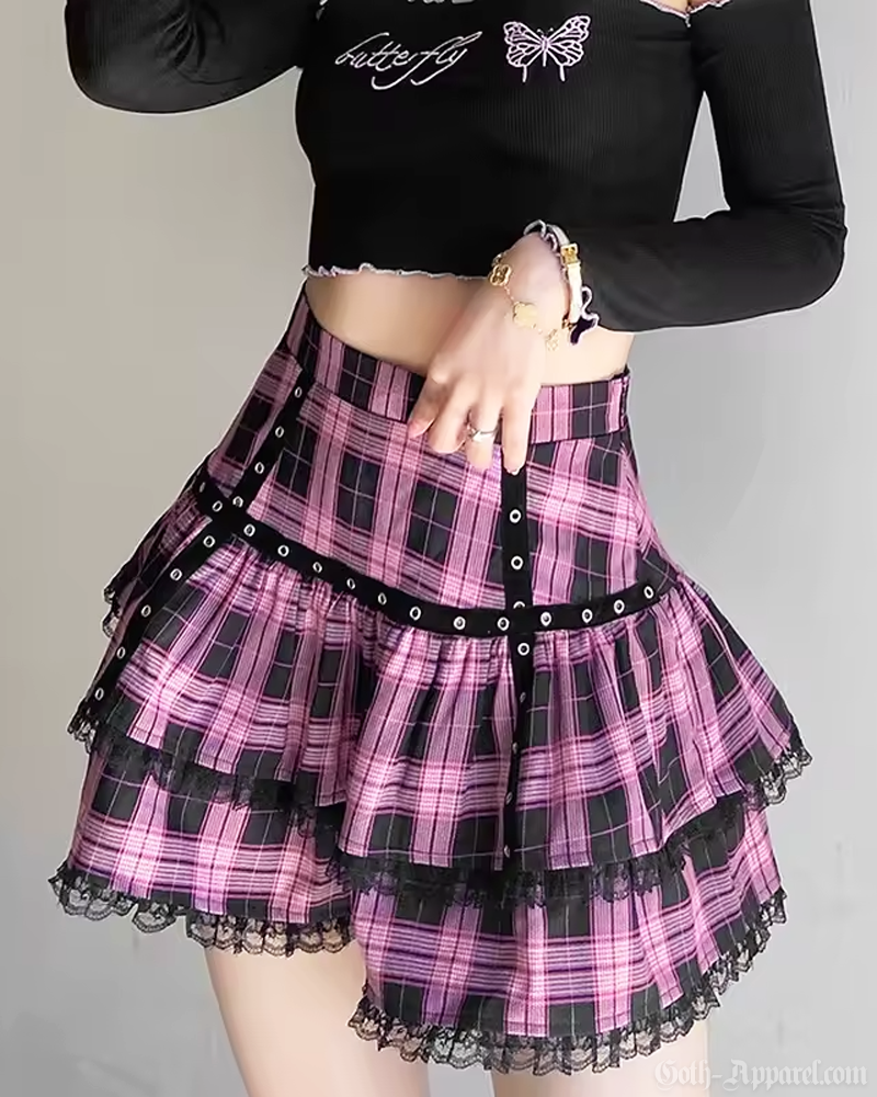 Pink Goth Skirt