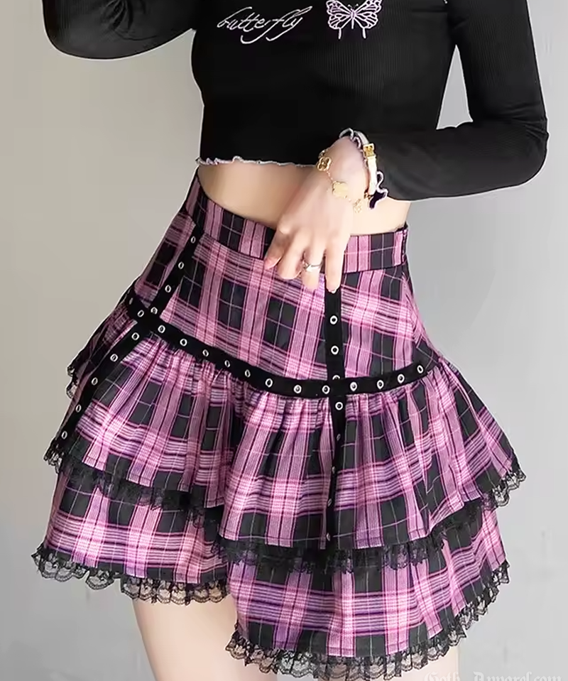 Pink Goth Skirt