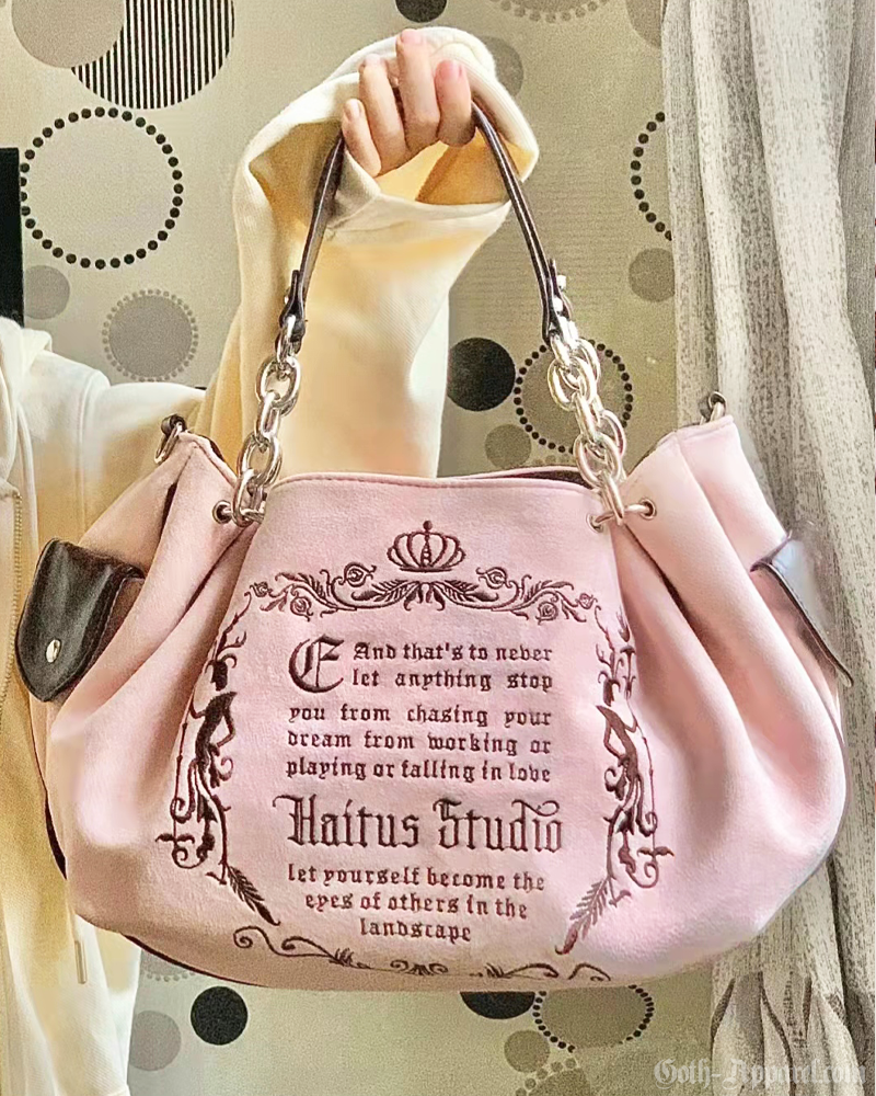 Pink Y2K Shoulder Bag
