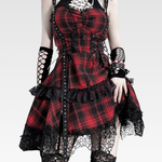 Plaid Goth Dress