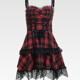 Plaid Goth Dress