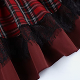 Plaid Goth Skirt