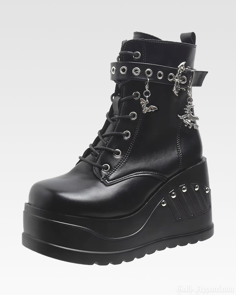Platform Ankle Boots Goth