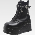 Platform Ankle Boots Goth