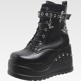 Platform Ankle Boots Goth