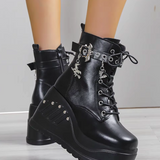 Platform Ankle Boots Goth