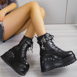 Platform Ankle Boots Goth