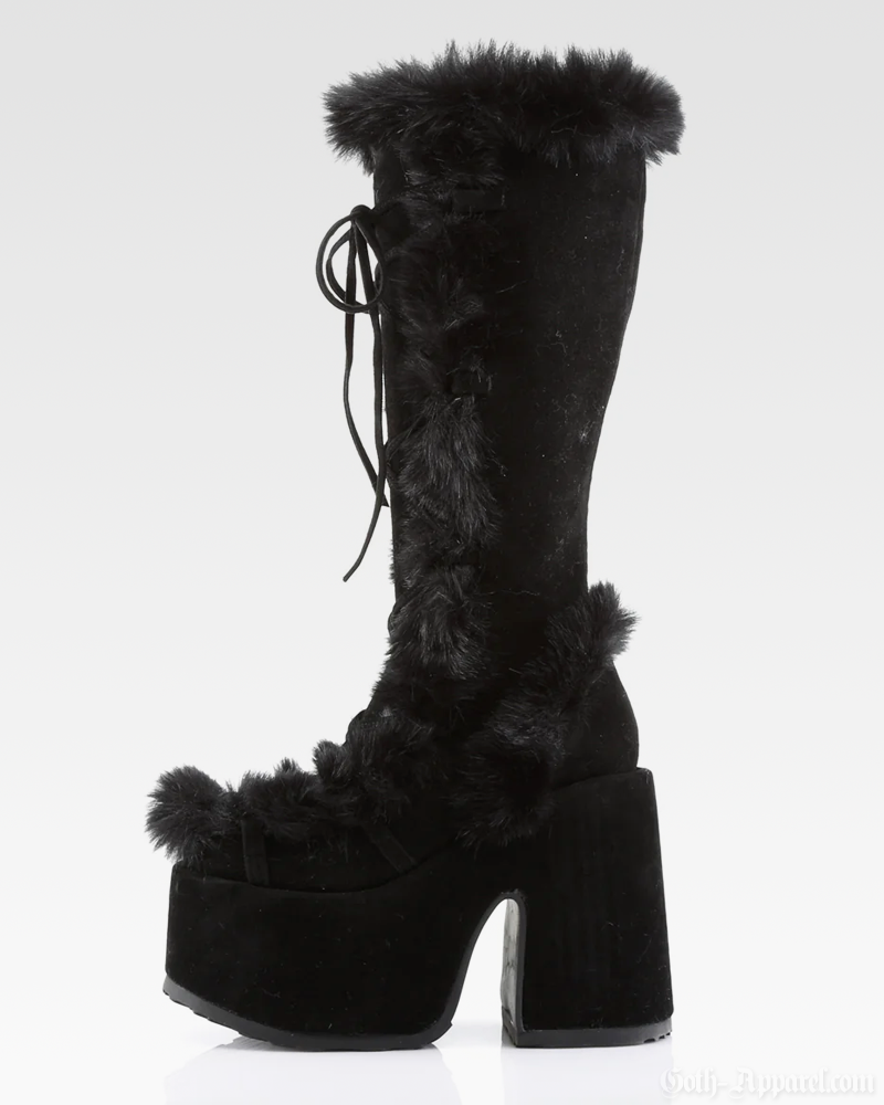Platform Fur Boots