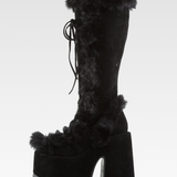 Platform Fur Boots