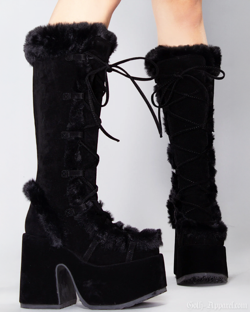 Platform Fur Boots