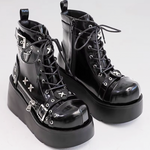 Punk Platform Ankle Boots