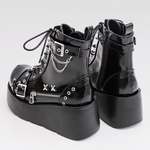 Punk Platform Ankle Boots