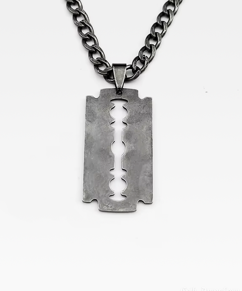 Razor Blade Necklace