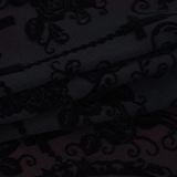 Red And Black Gothic Top