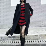 Red And Black Striped Sweater