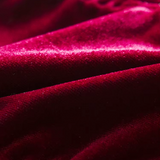 Red Velvet Goth Top