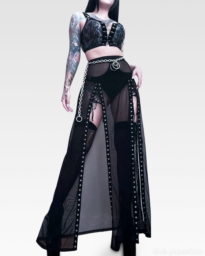Sheer Goth Skirt