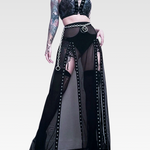 Sheer Goth Skirt