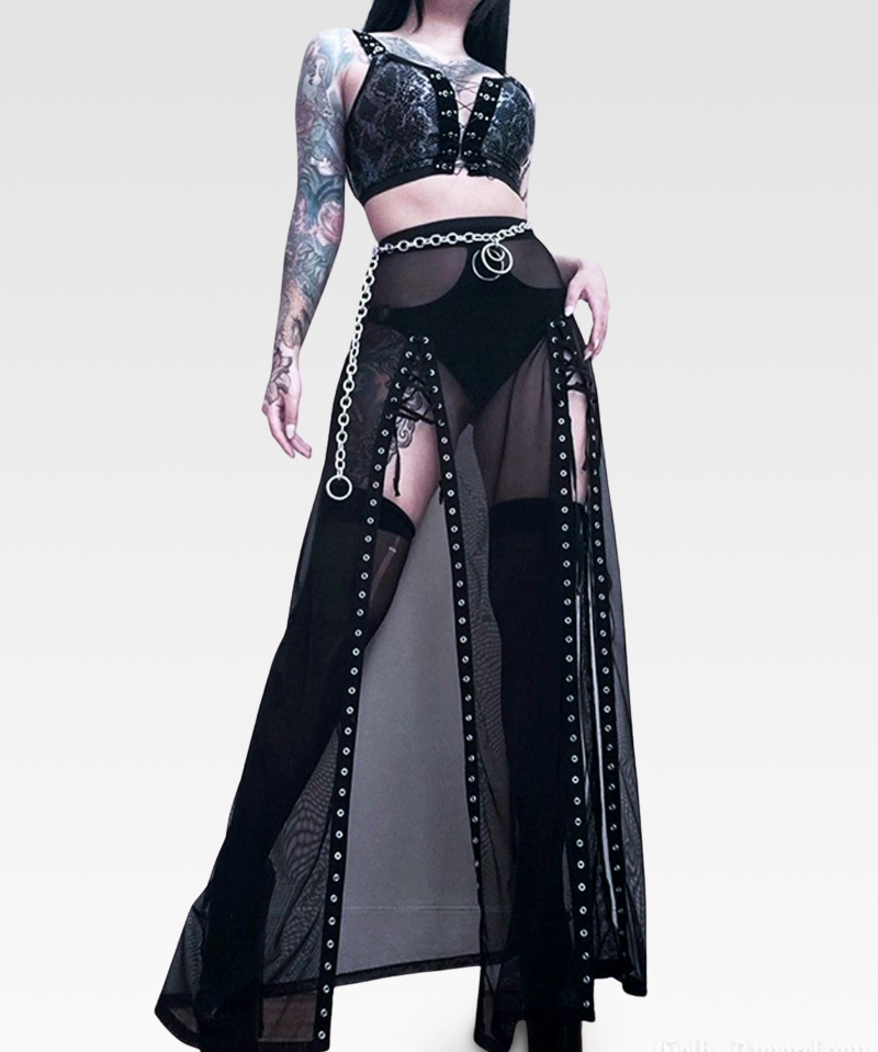 Sheer Goth Skirt