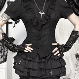 Short Sleeve Victorian Blouse