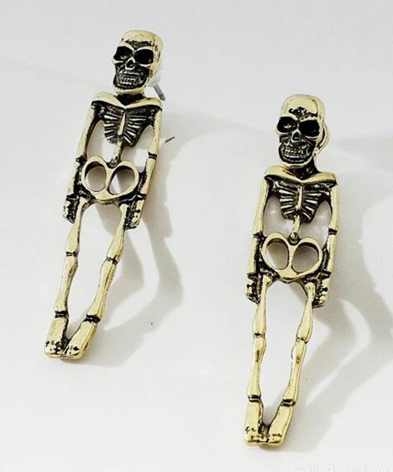 Skeleton Earrings