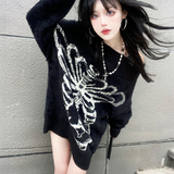 Skeleton Knit Sweater