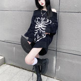 Skeleton Knit Sweater