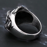 Skull And Snake Ring