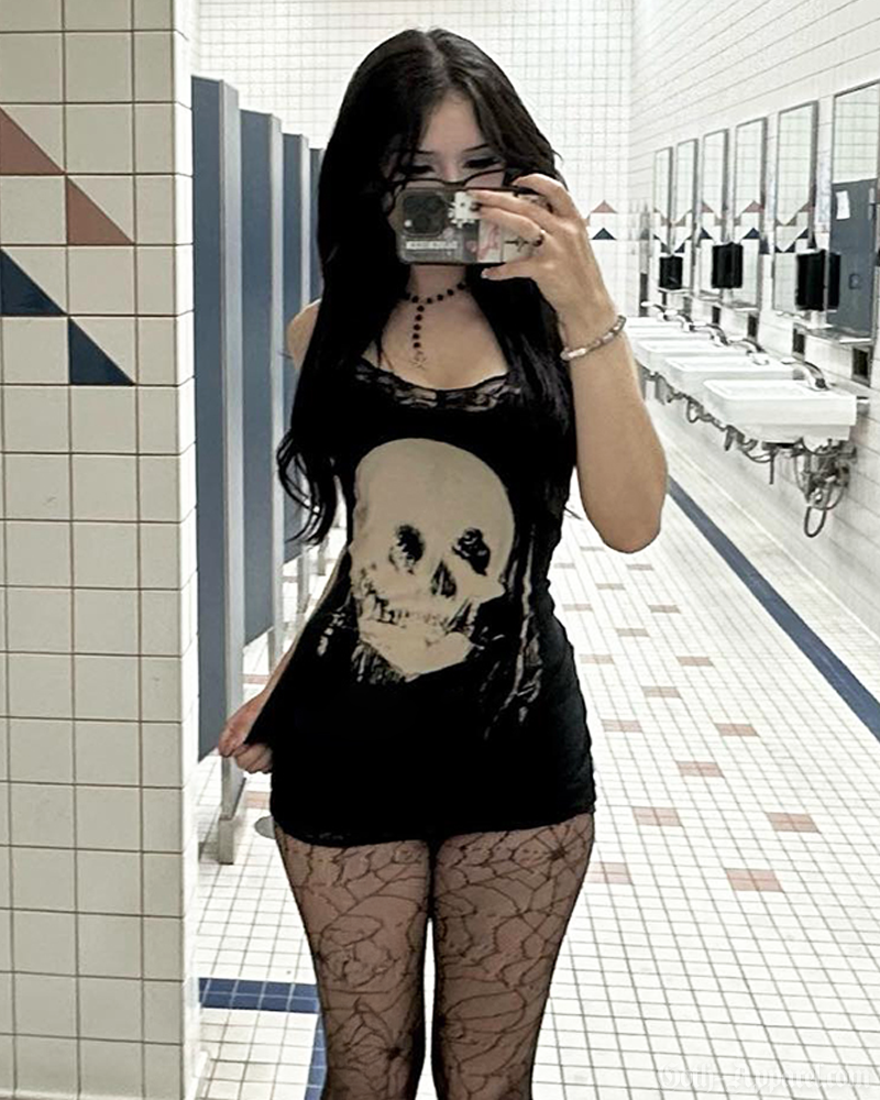 Skull Mini Dress