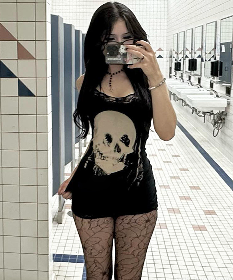 Skull Mini Dress