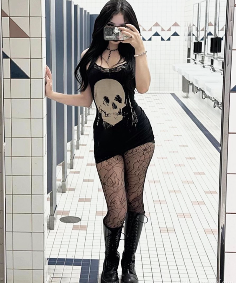 Skull Mini Dress