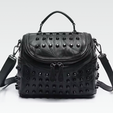 Small Black Studded Bag
