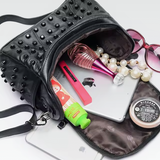 Small Black Studded Bag
