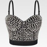 Spiked Corset Top