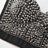 Spiked Corset Top