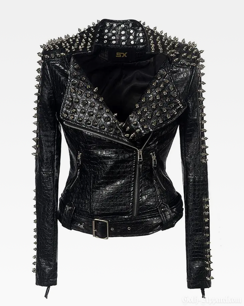 Spiked Leather Jacket