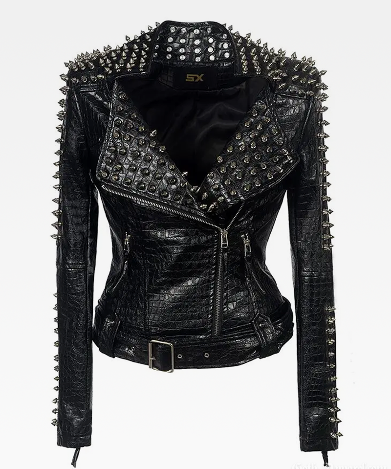 Spiked Leather Jacket