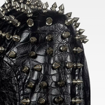 Spiked Leather Jacket