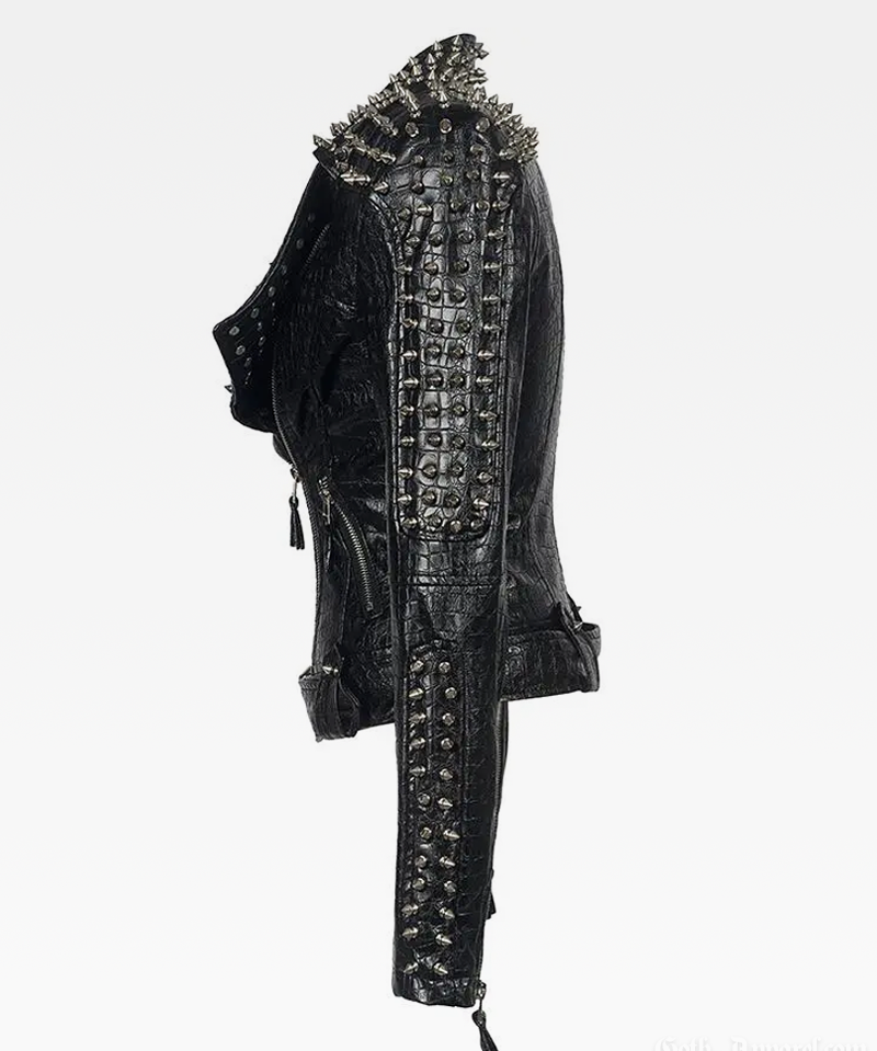 Spiked Leather Jacket