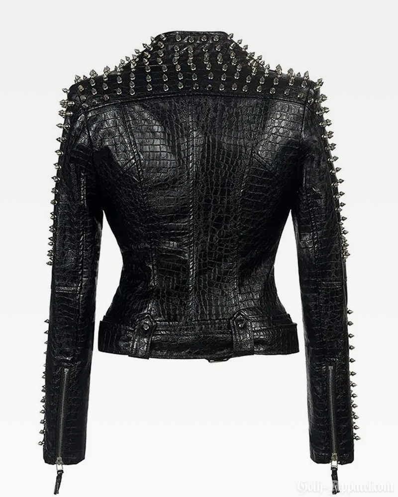 Spiked Leather Jacket