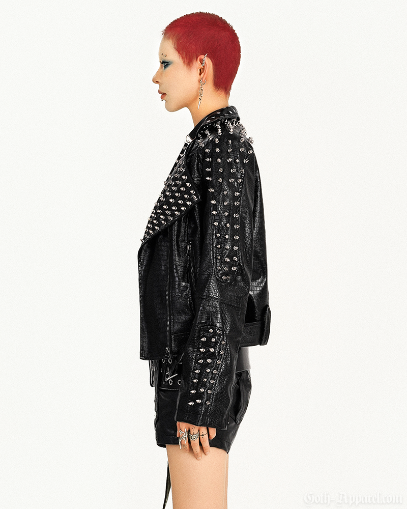 Spiked Leather Jacket