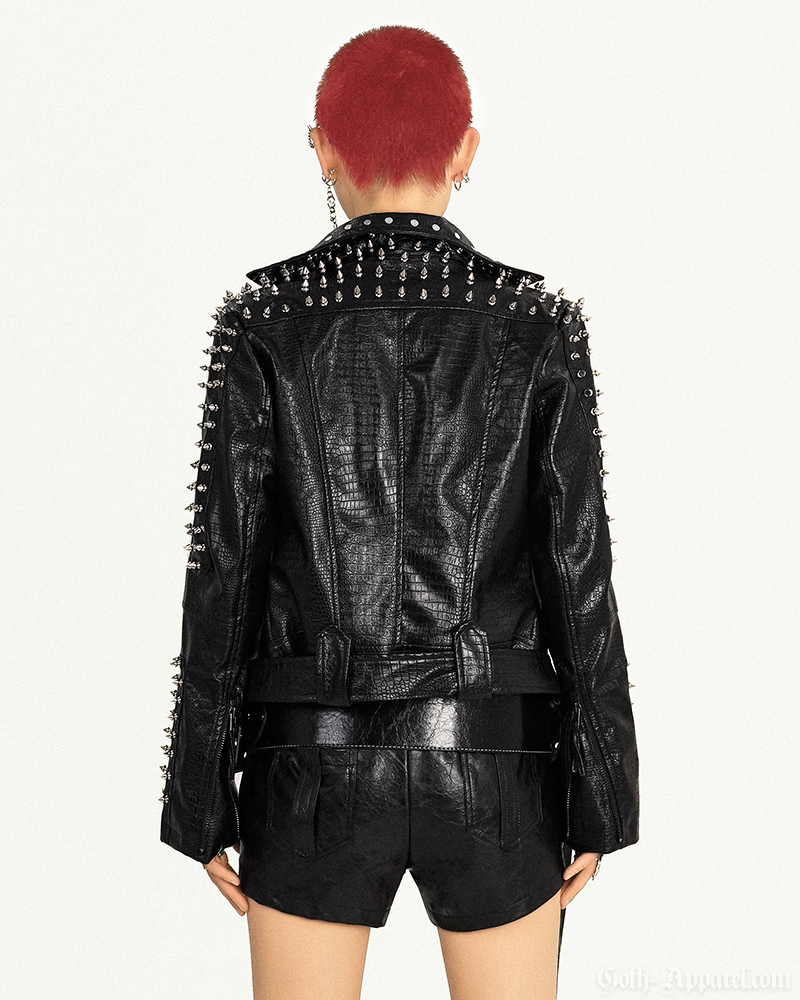 Spiked Leather Jacket