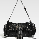 Studded Baguette Bag