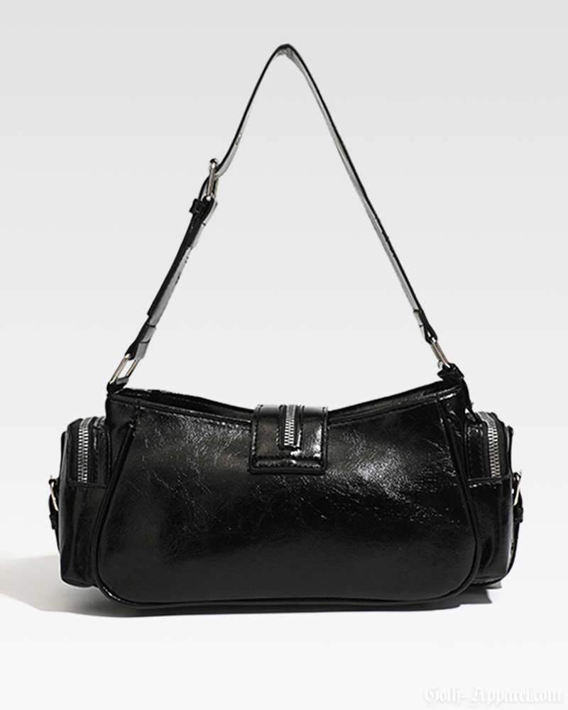 Studded Baguette Bag