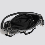 Studded Baguette Bag