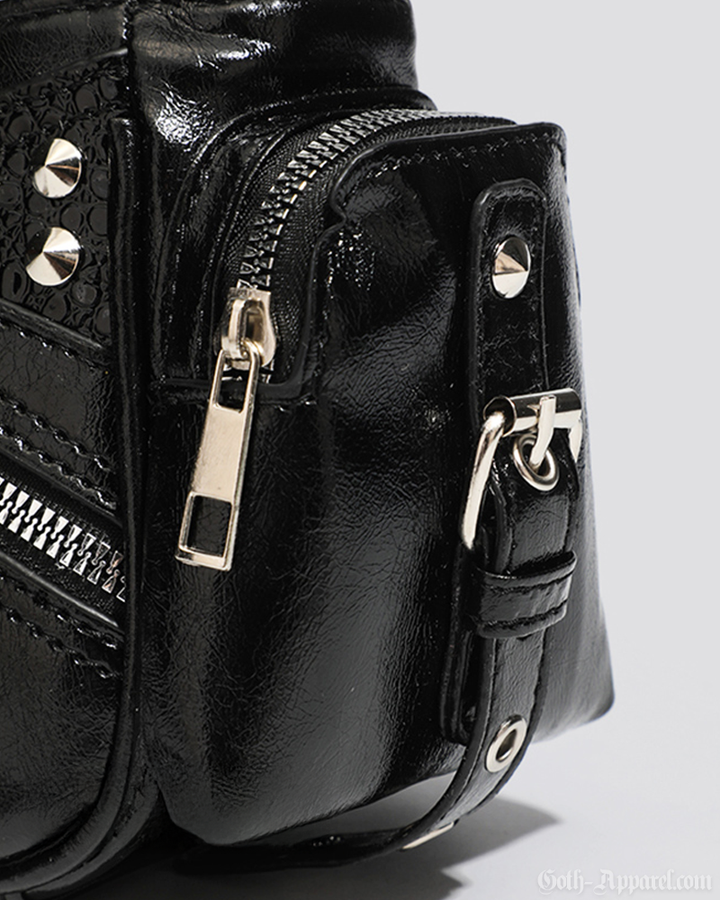 Studded Baguette Bag
